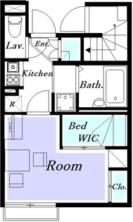 千葉県松戸市八ケ崎3【アパート】の間取り