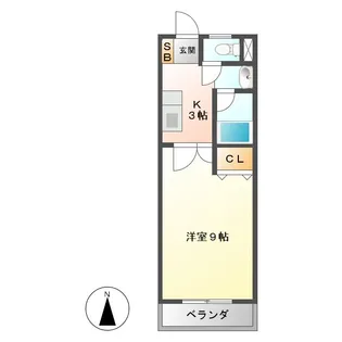 堀田ハイツ【1階】の間取り