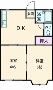 小嶋アパート【2階】の間取り