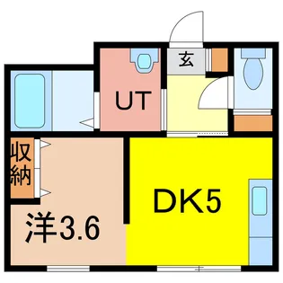 エンドレス17 B棟【6階】の間取り