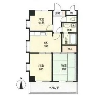 パセール長良【4階】の間取り