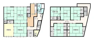 青森県青森市久須志1【一戸建】の間取り