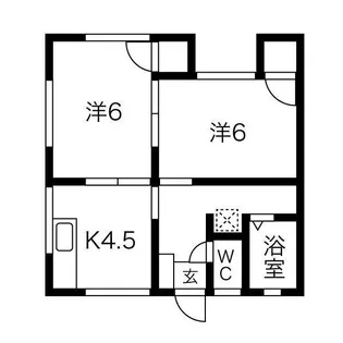 ハイツ山本【2階】の間取り