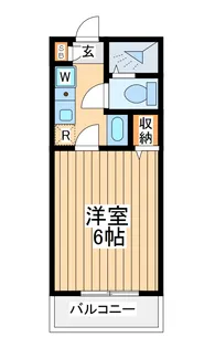 カリューハウス岡上【1階】の間取り