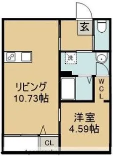 Nana B棟【1階】の間取り
