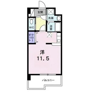 ロイヤルヒルズ【3階】の間取り