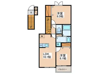 スカイハイツの間取り