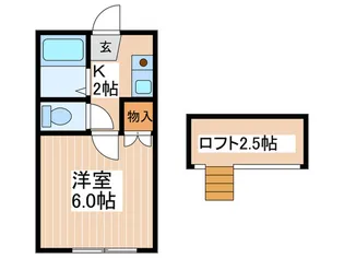 ガーデンハイツ矢野東【1階】の間取り