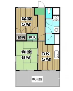 ハイツフクイ【1階】の間取り