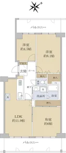 エルティ932【16階】の間取り