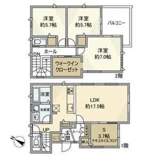 埼玉県さいたま市中央区桜丘2【一戸建】の間取り
