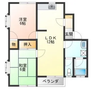 ヴェルエスト鹿沼A棟【2階】の間取り