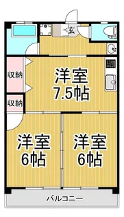 鹿児島県鹿児島市原良7【マンション】の間取り