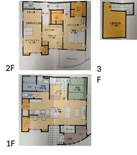 福島県郡山市喜久田町字赤沼向【一戸建】の間取り
