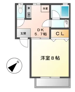 ハイムJ【2階】の間取り