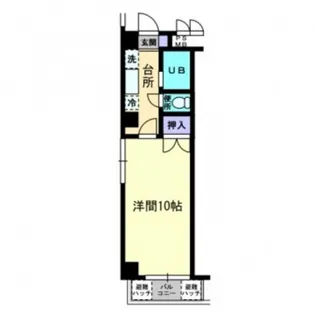 エクセレント大供【3階】の間取り