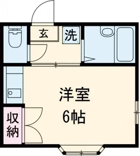 コーポ市瀬NO2【2階】の間取り