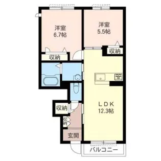 グランシャリオ【1階】の間取り