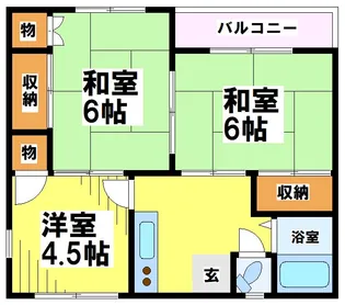 東京都調布市深大寺東町5【アパート】の間取り