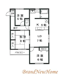 ブルームヒル【3階】の間取り