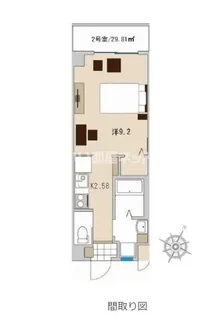 クラスインおもろまち駅前【5階】の間取り