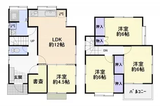 神奈川県横浜市戸塚区影取町【一戸建】の間取り