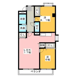メゾン島田【5階】の間取り
