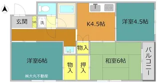 3Kの間取り画像