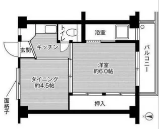 ビレッジハウス有城2号棟【2階】の間取り