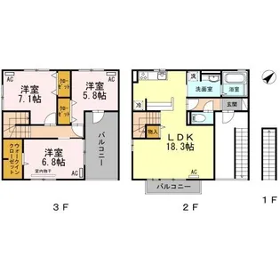メゾン・ド・和光の間取り