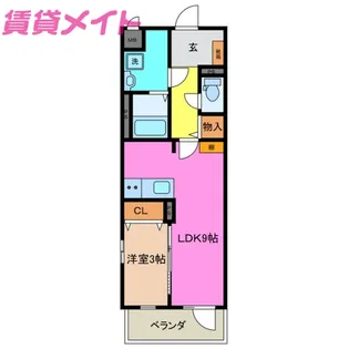 Riforet【1階】の間取り