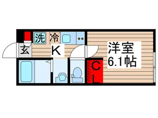 コンソラータ亀有【1階】の間取り