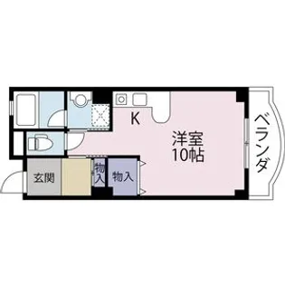 静清第三ハイツ【4階】の間取り