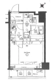 東京都中央区八丁堀2【マンション】の間取り
