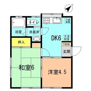 ラポール麗光【1階】の間取り