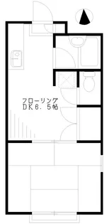 コーポ浅野【1階】の間取り