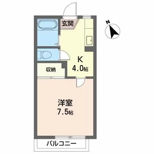 加賀野壱番街 B【2階】の間取り