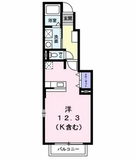 東京都八王子市南大沢2【アパート】の間取り