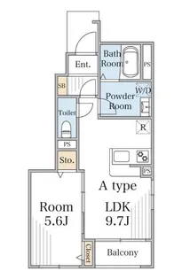 アシェルタ聖蹟【1階】の間取り