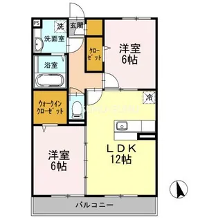 ヴェールテラス【3階】の間取り