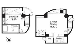 グリーンテラス元代々木の間取り