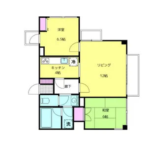 ムロヤビル【4階】の間取り