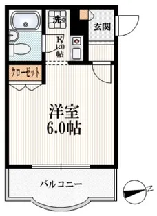 東京都中野区中野3【マンション】の間取り