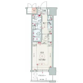大阪府大阪市淀川区宮原1【マンション】の間取り