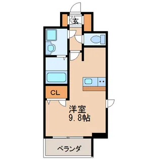 プレサンス錦プレミアム【2階】の間取り