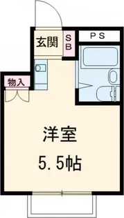 ラ・メール3番館【1階】の間取り