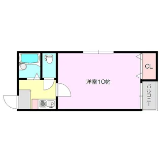 1Kの間取り画像