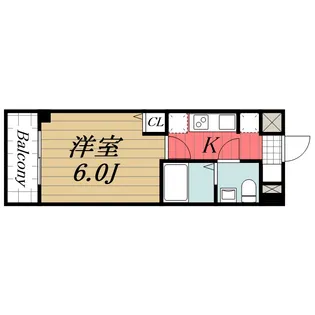千葉県千葉市稲毛区稲毛3【マンション】の間取り