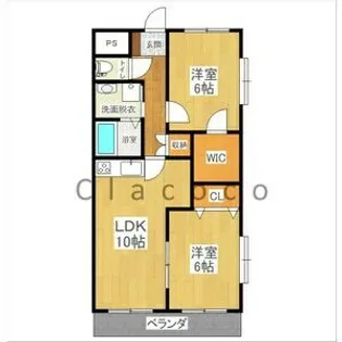 アルヴィラージュ【6階】の間取り