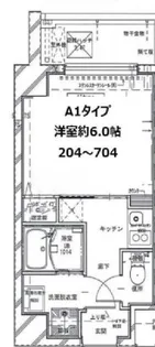 グランリーヴェル新川崎VERY【5階】の間取り
